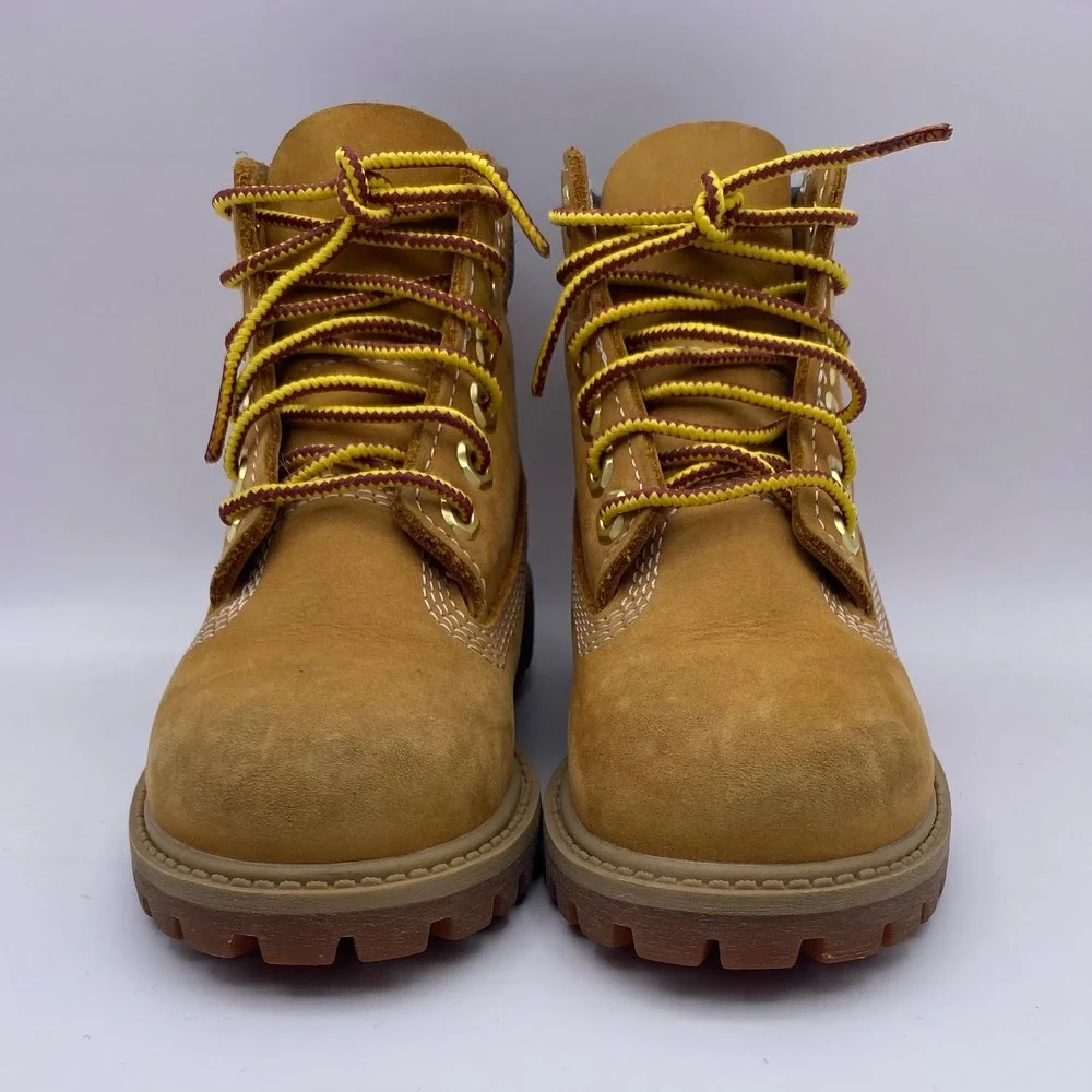 Timberland Boys 6 Inch Waterproof Boots Wheat Nubuck Classic Toddler Size 9M
